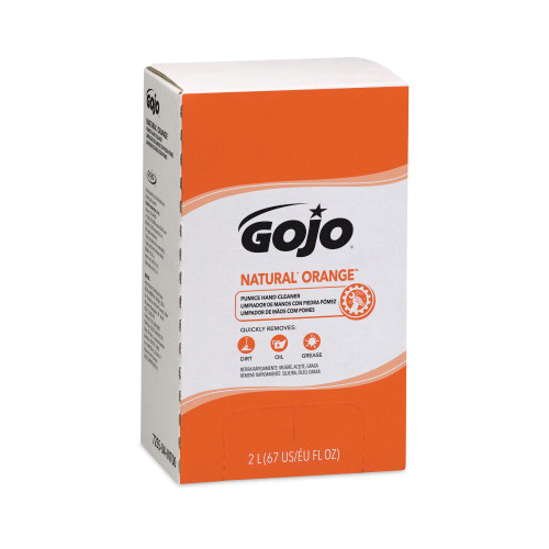 Natural Orange Pumice Hand Cleaner, 2000 mL Size, 4/Carton