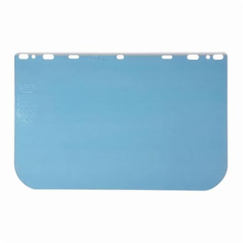 Crews Faceshield Visor, Clear, Polycarbonate, 0.04 in Visor Thickness, 8 in Visor Height, 15-1/2 in Visor Width, For Use With: Crews Headgears, Specifications Met: ANSI Z87+