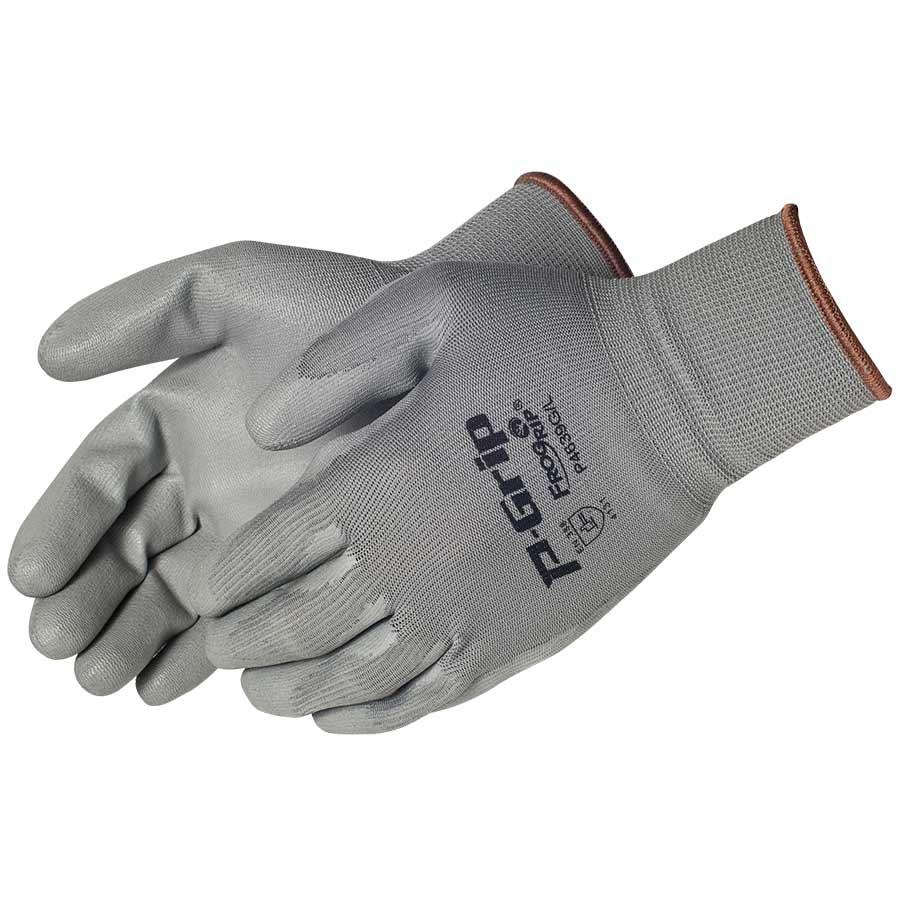 Glove, Series: P4639G, XL Size, Polyurethane Palm, 13 ga Nylon Shell, Gray, Seamless Style, Knit Wrist Cuff, Palm and Fingers Coating Coverage, Resists: Abrasion/Cut/Puncture/Tear