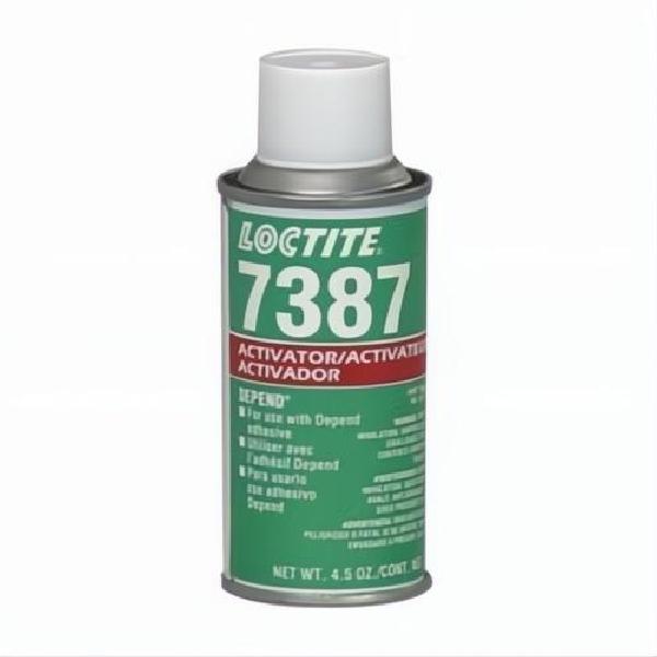 Adhesive Activator, Very Low Viscosity, Series: Depend® SF 7387™, Aerosol Can Container, 4.5 oz Container, Amber, 0.76939999999999997 Specific Gravity, 645.1 g/L VOC, 1 to 2 cPs at 20 deg C Viscosity