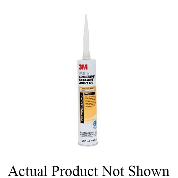 Marine Adhesive Sealant, Bead Removable, Cartridge Container, 290 mL Container