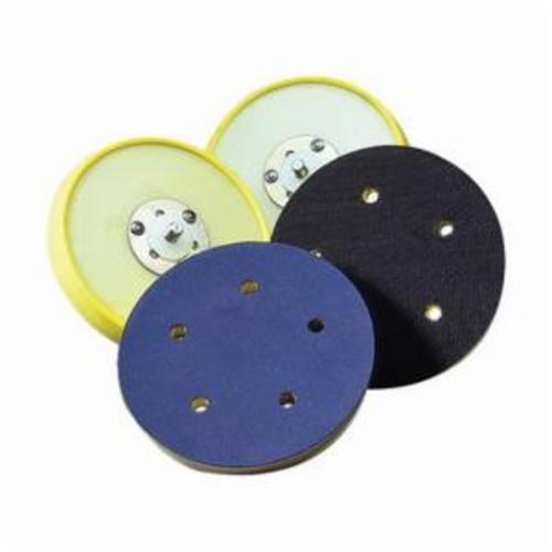 Backup Pad, Low Profile, 3-1/4 in Pad Dia, Hook and Loop Attachment