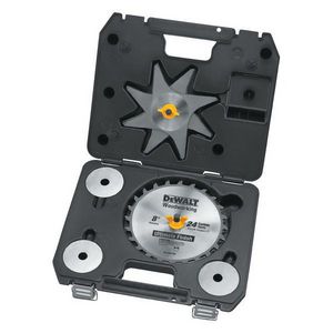 Blade Set, Stacked, 8 in Blade Dia, 29/32 in Cutting Width, 5/8 in Arbor, 7000 RPM Maximum, 24 Teeth, 1/8 in Plate Thickness, 12° Hook Angle, Carbide