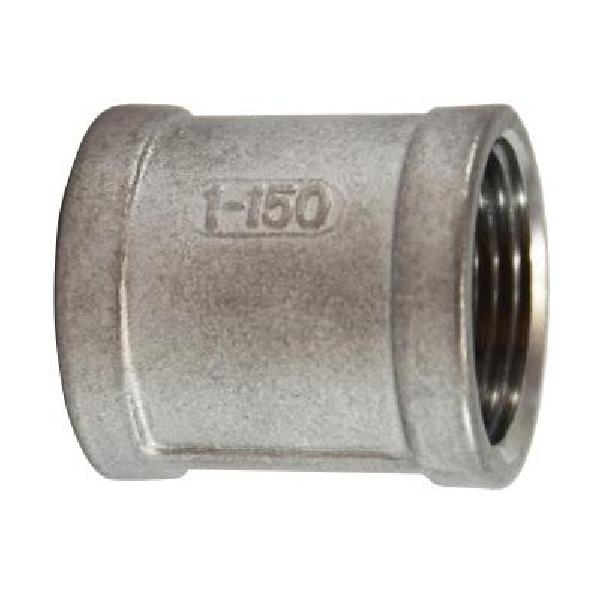 Pipe Coupling, Coupling, 1/8 Inch Nominal, 150 lb, 300 psi, ASTM A-351 304 Stainless Steel