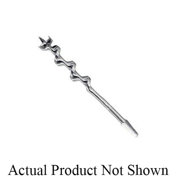 Auger Bit, Full Length Hand Brace, Series: 62T, Drill Style: Auger, 1/2 in Diameter, 8 in Overall Length, Spiral Flute, 4 in Flute Length, Taper Square Shank, Right Hand Cutting Direction, HSS Cutting Edge, HSS, Bright