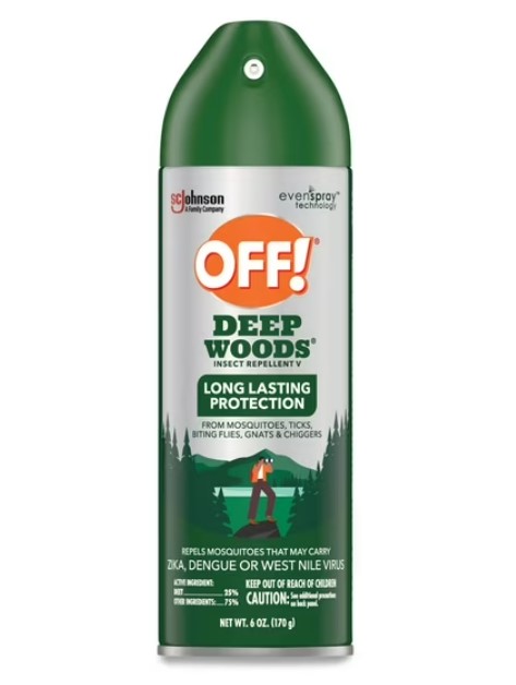Deep Woods Insect Repellent, 6 oz Aerosol Spray, 12/Carton