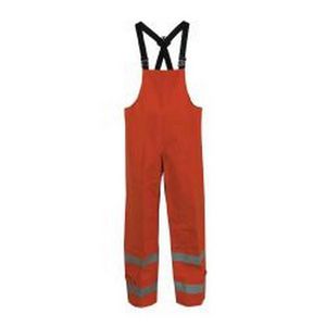 Bib Trouser, Series: Petro Arc 207BT, 6XL Size, Safety Orange, Neoprene/Woven Nomex®, 59 to 62 in Waist, 34 in Inseam Length, Reinforced Seam, Adjustable Elastic Suspender Closure, Resists: Chemical Splash, Electrical Arc Flash, Flash Fire and Harsh