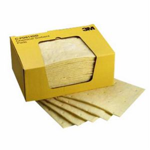 Chemical Sorbent Pad, 17 Gallons, 50 Pads/Box, 4 Box/Case