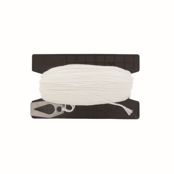 Replacement Chalk Line, For Use With: Chalk Reel, 100 ft L Chalk, White, 1-1/8 in H x 3 in W x 6-5/8 in D