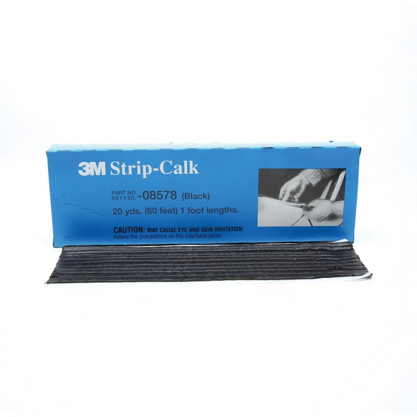 Strip Calk, Box, Viscous Putty, Black, Chemical Composition: Kaolin, Oxide Glass Chemicals, Polybutylene, Aluminum Silicate, Carbon Black, Aluminum Stearate, Silica, Quartz Silica, Rheological Additive, Solvent Refined Heavy Paraffinic Petroleum Dist