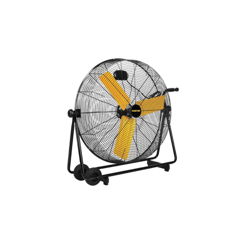 Air Circulator Fan, 1-Phase High Velocity Portable, 8500/7000/6000 cfm, 760/840/950 RPM Speed, 1/3 HP Power, 120 V AC, 2.2 A, 60 Hz Frequency, 3 Speed, 3 Blades, Direct Drive Control, Balanced Steel Blade, Powder Coated Steel Housing Material, Floor Mounting, 9 ft Cord, 30 in Dia Dimensions, Import