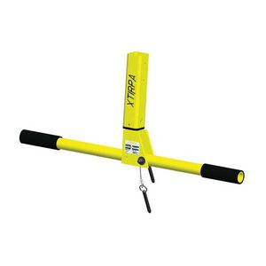 T-Bar Leg, Adjustable, 30 in Length, 4 in Width, 13 in Height, Aluminum, Yellow, For Use With: Pole Hoist Systems