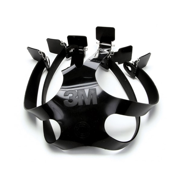 Headstrap/Harness Assembly, For Use With: 7000 Series Full Facepiece Respirators, Silicone, Black