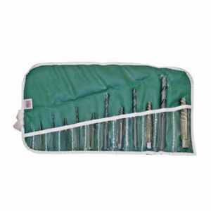 Drill and Screw Extractor Set, Series: 1820, 12 Piece, Specifications: Tapered Spiral Flute, HSS, Bright