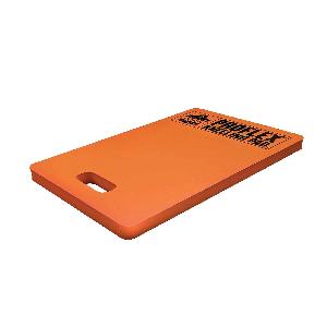 Kneeling Pad, Standard, Series: 380, 21 in Length, 14 in Width, 1 in Thickness, Closed Cell Foam, Orange, Straight Edge