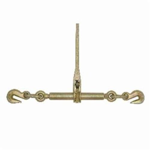 Load Binder, 6600 lb, 5/16 to 3/8 in, 8 in Take Up, Ratchet, G70 to G43, Yellow