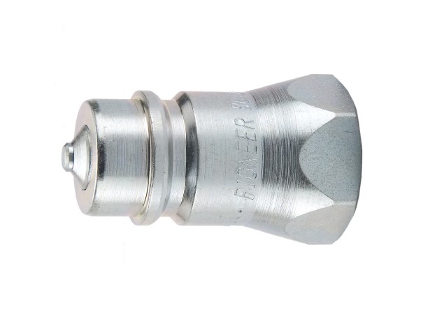 Manual Connect Quick Couplings, 1 Inch Body Size, 1-11 1/2 Inch Connection Thread Size, 3000 PSI, Steel