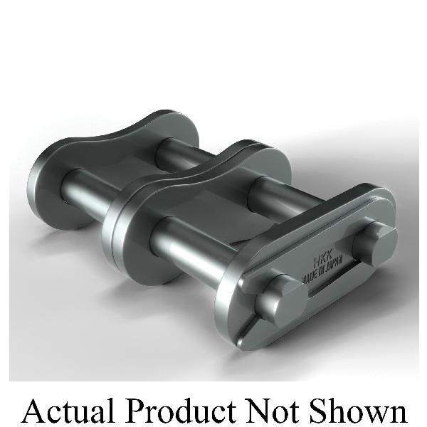 Spring Clip Connecting Link, 1/2 Inch Pitch, 40-2 Chain, Double Strand, Carbon Steel