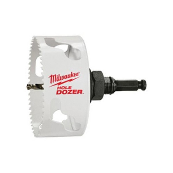 Hole Saw, 4-3/4 in Dia, 1-5/8 in Cutting Depth, 3.5 TPI, 1-7/8 in Overall Length, Bi-Metal/8% Cobalt Cutting Edge, Carbon Steel Body, Toothed Cutting Edge, 95/45/70/35 RPM, Use Arbor: 49-56-7040/49-56-7055/49-56-7140/49-56-7150/49-56-7210/49-56-7240/