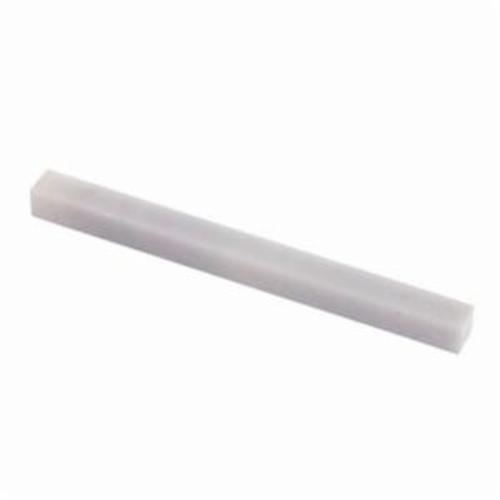 Abrasive File, 3 in Overall Length, 1/2 in Overall Width, 1/2 in Overall Thickness, Ultra Fine Grade, Squared, Hard Abrasive, Translucent White