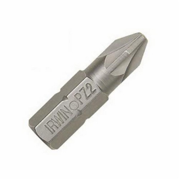 Insert Bit, Measurement System: Imperial, #2 Point, POZIDRIV® Point, 1 in Overall Length, Hex Shank, 1/4 in Shank, Industrial Grade S2 Steel