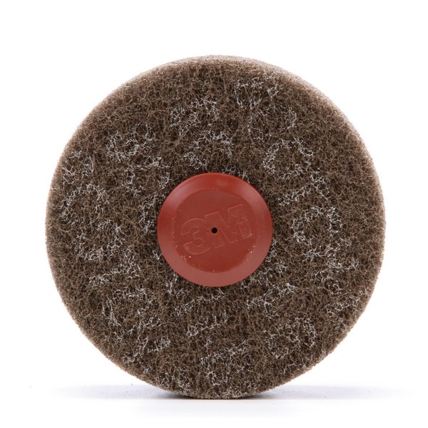 Non-Woven Cut and Polish Disc, 4 Inch Diameter Disc, Medium Grade, Aluminum Oxide Abrasive, 8000 RPM Maximum