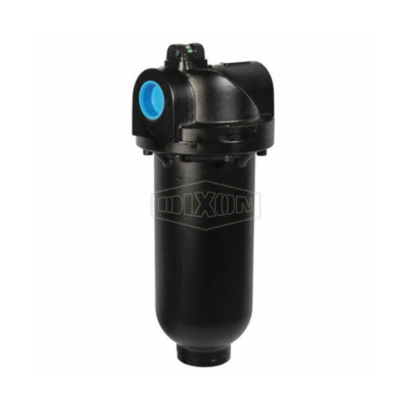 Modular Coalescing Filter, Heavy Duty, M35 Series, 2 Inch NPT/BSPP-G, 710 scfm, 0.01 Micron, 150 psig, 32 to 150 °F, Aluminum Bowl, 19.07 Inch Overall Length, Aluminum