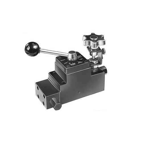 Manual Pump Mounted Valve, Tandem Center Position, 3/8 in FNPT Port, 10000 psi Pressure, 5 cu-ft/min Flow Rate, 3-Port/3-Way Ports/Ways, Media: Oil, Adjustable Lever Actuation, Steel Body