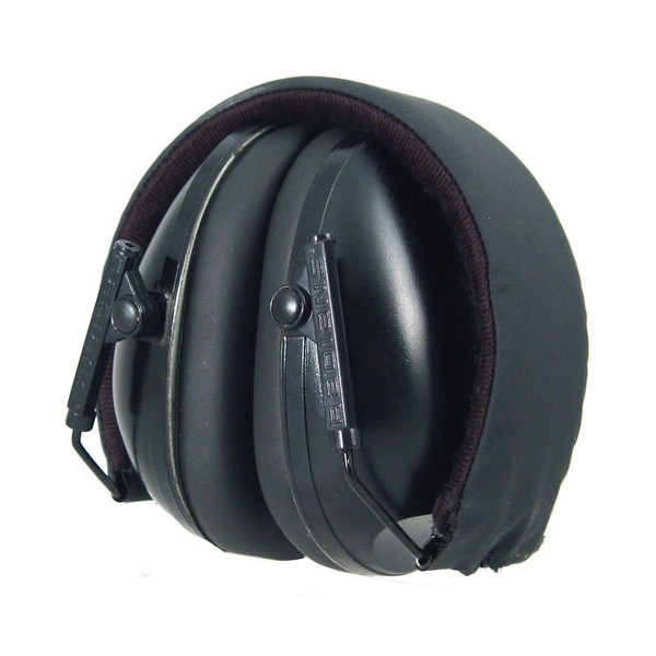 Earmuffs, Low Profile, 21 dB Noise Reduction, Black, Adjustable Band Position