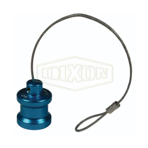 Coolant Fluid Receiver Cap, Aluminum, Anodized, Domestic