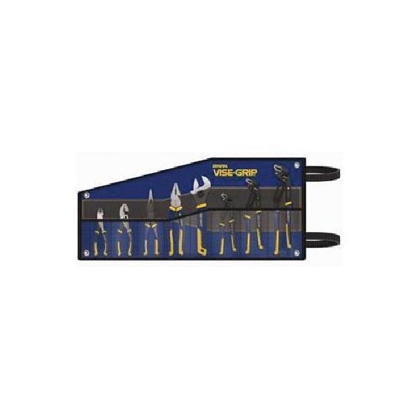 Plier Set, Traditional, Groove Lock Pliers, 8 Piece, Steel, Blue/Yellow