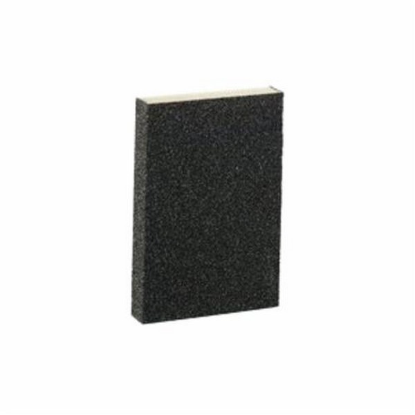 Sanding Pad, Series: Pro-Pad™, 4 in Overall Length, 2-7/8 in Overall Width, 1/2 in Overall Thickness, 150 Grit, Very Fine Grade, Aluminum Oxide Abrasive, Applicable Materials: Metal, Paint, Plastic and Wood, 2 Abrasive Sides, Green