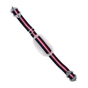 Chin Strap, 2-Point Deluxe, For Use With: Evolution® 6100 Series Hard Hats, Adjustable Size, Blue/Red/White