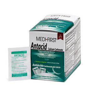 Antacid Tablets, 25 x 2's Packs, 420 mg Calcium Carbonate