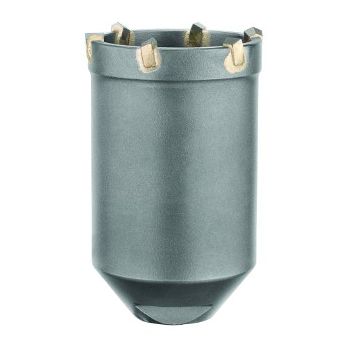 Core Bit Body, 4 in Overall Length, 3 Cutting Depth, Spline Shank, Carbide, Tungsten Carbide Teeth Cutting Edge, Tungsten/Hardened Steel, Silver, Applicable Materials: Concrete, Rock, Artificial Stone and Masonry