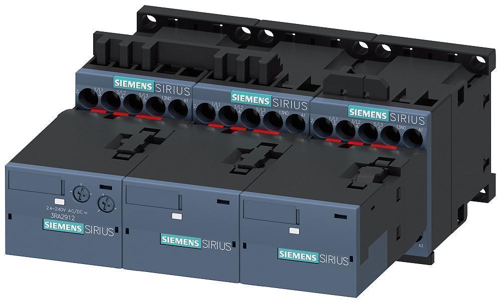 Contactor Assembly, 2nd Generation Ready Assembled, 110/120 VAC Coil, 3 Poles, 50/60 Hz, 11 kW, Auxiliary Contact, 3NO, 3 Auxiliary Contacts, S00, Screw Terminal