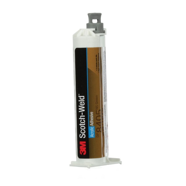 Acrylic Adhesive, 2-Part Impact-Resistant, Duo-Pak Cartridge Container, 45 mL Container, Acrylic Base