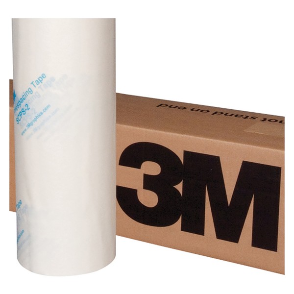 Pre-Spacing Tape, Series: SCPS-2, 250 linear yd Length, 24 Inch Width, 110 to 120 um Thickness, Paper, Translucent, 3 Inch Diameter Core, 0.39 to 0.77 in-lb Adhesion Strength, 5 in-lb Tensile Strength