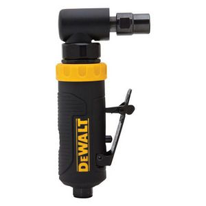 Angle Die Grinder, 1/4 in Collet, 18000 to 24999 RPM Speed, 3 cfm Air Flow, 90 PSI Air, 1/4 in NPT Air Inlet, Rear Exhaust Location, Straight Handle