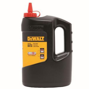 Chalk Refill, Permanent, Red, 2.5 lb, Tethered Tip