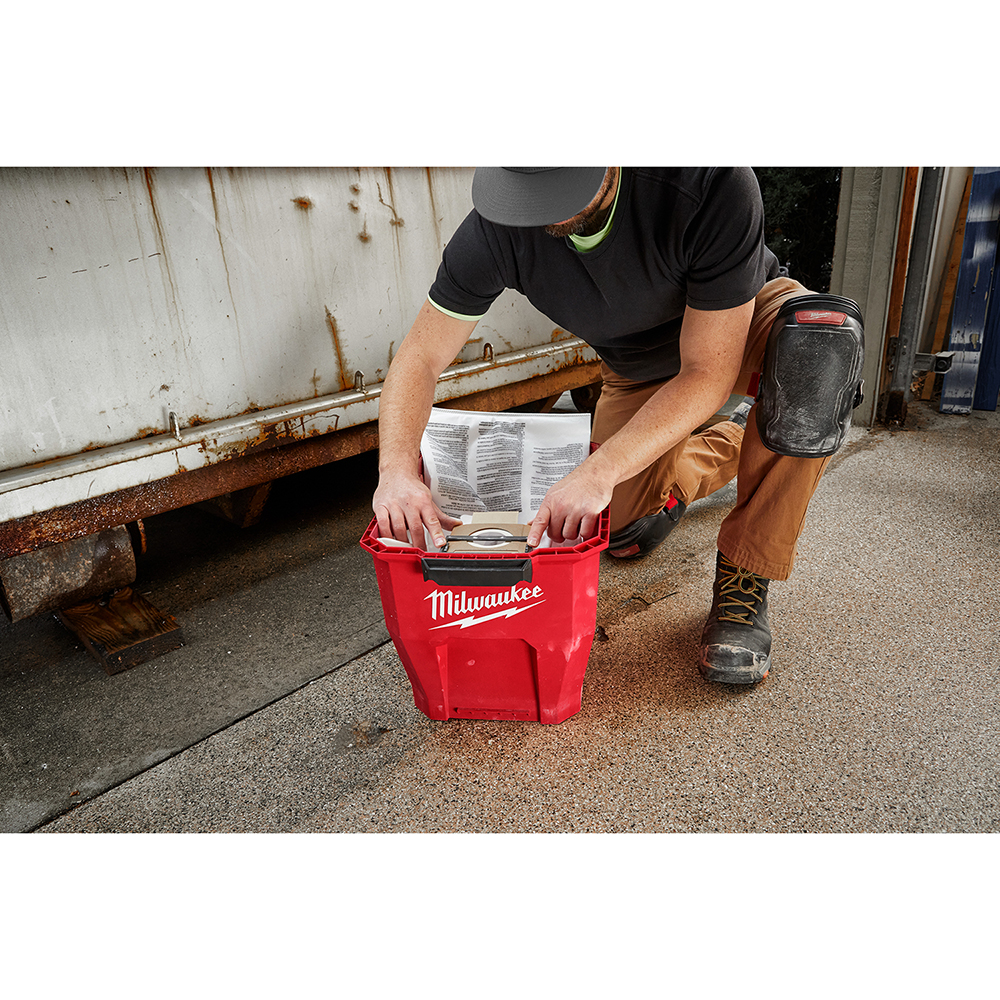 Dust Bag, Fleece, Series: 49-90, 98.5 % Efficiency, 9 gal Size, For Use With: M18 FUEL 0920-20 9 gal Wet/Dry Vacuum and M18 FUEL 0920-22HD 9 gal Dual Battery Wet/Dry Vacuum Kit, Fleece, White
