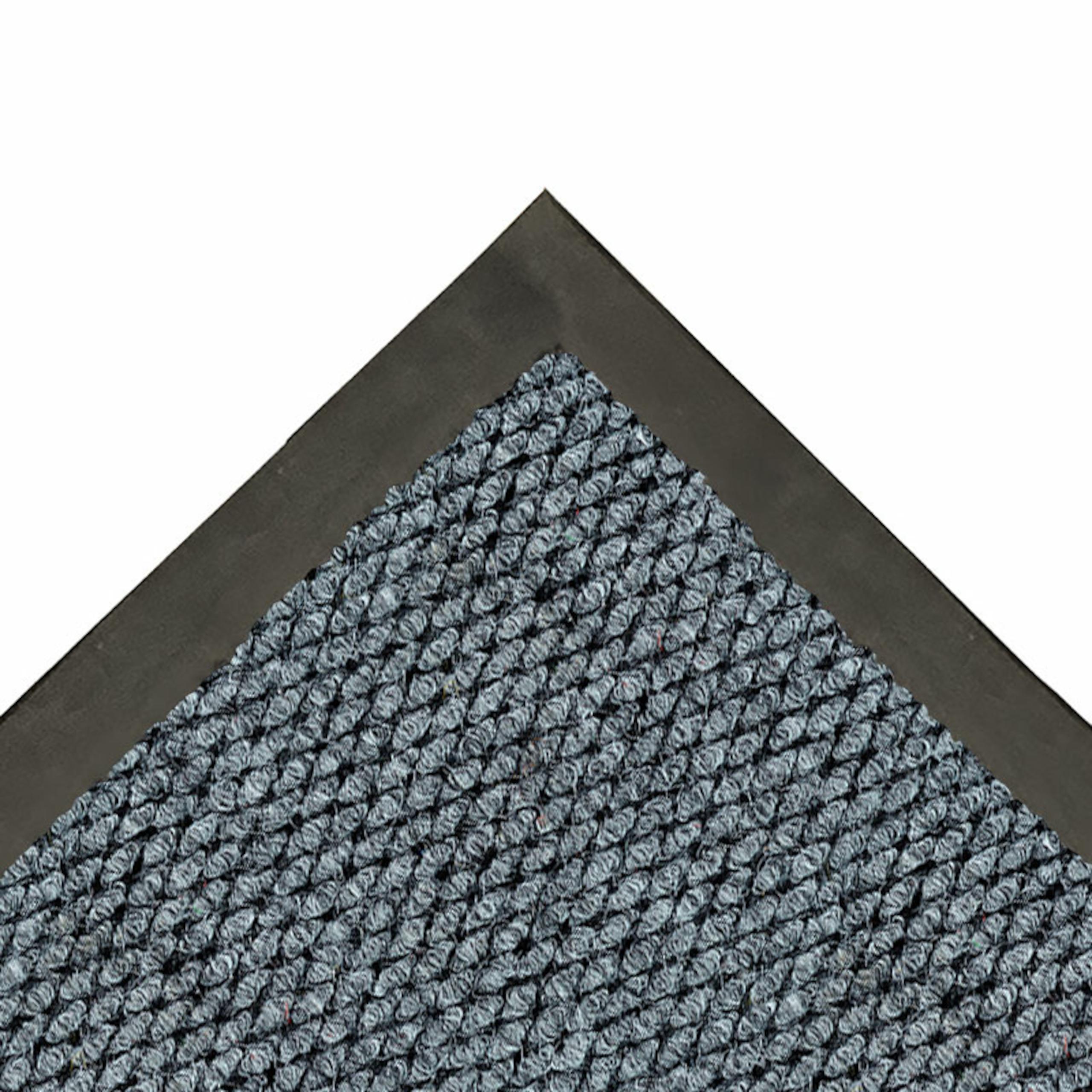 Entrance Mat, Master Trax® Lite, Series: 371, 75 ft Length, 13 ft Width, 3/8 in Thickness, Sterling, Polypropylene, Berber Surface, Natural Rubber Backing, Heat Sealed Edge, Indoor/Outdoor