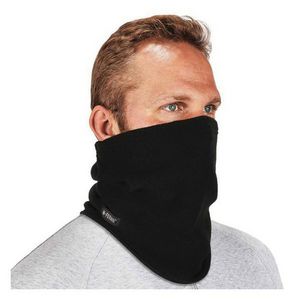Fleece Neck Gaiter, Series: 6960, Universal Size, Black, Fleece, Pull Over Closure
