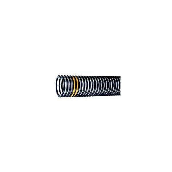 Material Handling Hose, Heavy Duty, Series: VOLT, Hose End Style, 5 in ID, 5.75 in OD, 20 ft Length, 35 PSI Working, -40 to 150 F, Polyurethane, Transparent, Domestic