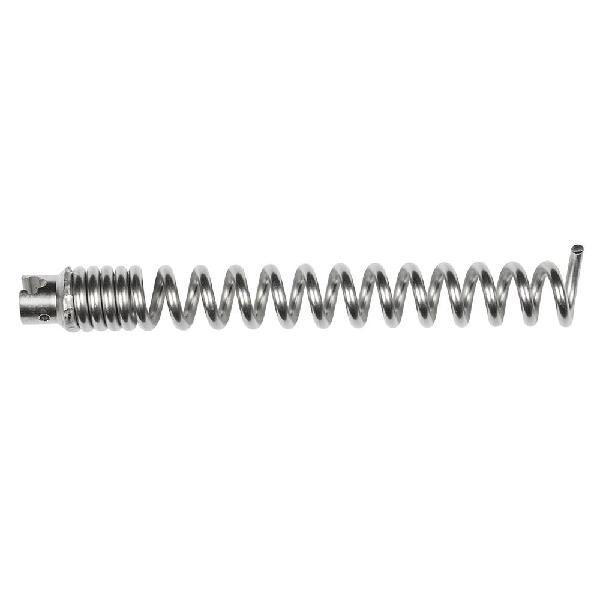 M18 Straight Auger, 8 in L Size, For Use With: M18 2871-22 Sewer Sectional Machine or Other Professional Drain Cleaning Machines and 7/8 in Sectional Cable, Steel, Plating