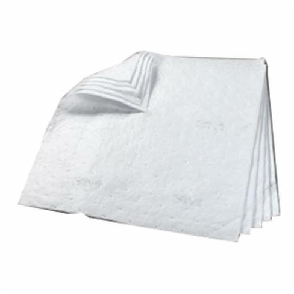 Petroleum Sorbent Static Resistant Pad, High Capacity, 50/Case
