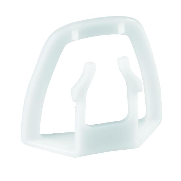 Goggle Clip, For Use With: XP200, XP250, XP200E, XP250E, XP450A, XP450AE, XP500IES and XP250IES Safety Helmet, Plastic, White