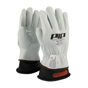 Unisex Protective Gloves, SZ 9, Grain Goatskin Leather Palm, Natural, Keystone Thumb, Grain Goatskin Leather