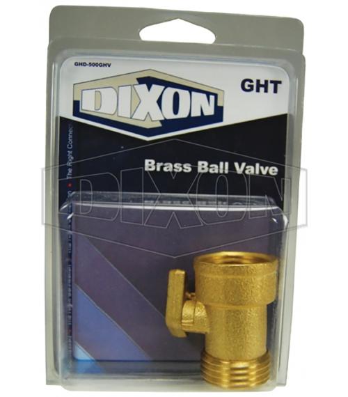 Valve, Series: GHD, 100 psi Pressure, 140 °F, Forged Brass Body, 1.80 in L Dimensions