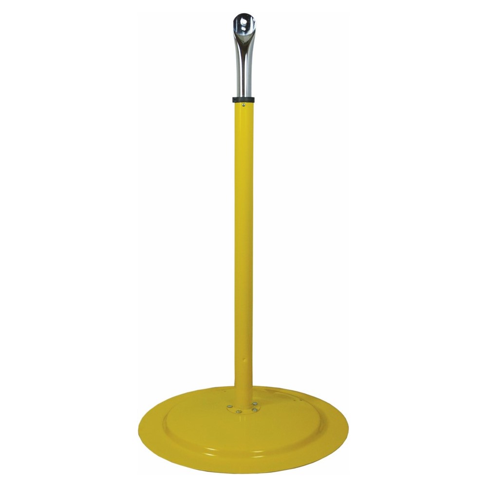 Pedestal Pole and Base Mount, Heavy Duty, For Use With: Industrial Assembled Maximum Duty Circulator and Industrial Heavy Duty Yellow Air Circulator, Yellow, Domestic